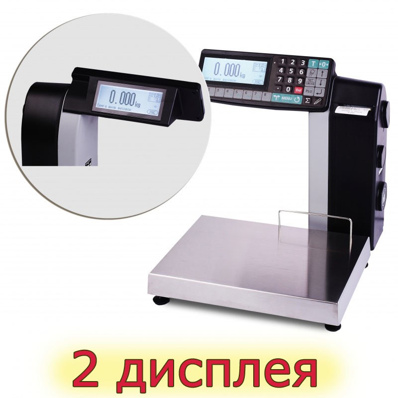 Фото 21 - Весы с печатью этикеток MK-15.2-R2P10-1 (с подмотчиком).